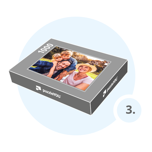 Schritt 3: Geschenk-Schachtel für Ihr Fotopuzzle wählen