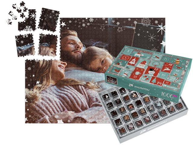 boîtes pour un puzzle calendrier de l’Avent
