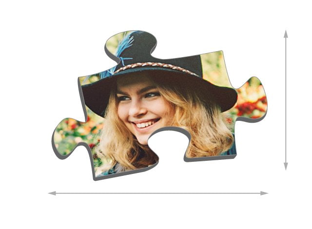 Dimensions des pièces du puzzle - Puzzle photo 100 pièces