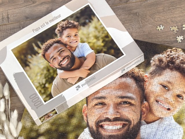 puzzle photo pour papa