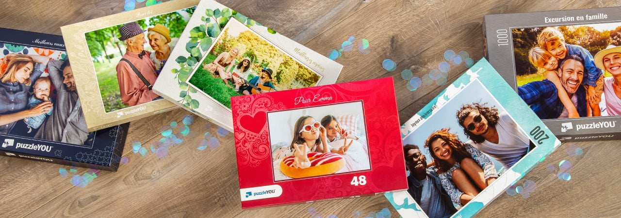 La boîte adaptée à votre puzzle photo