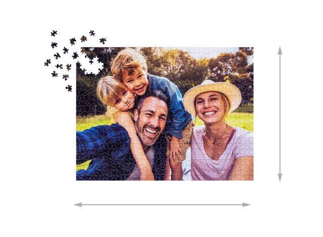 Jeu de puzzle photo 1000 pièces taille