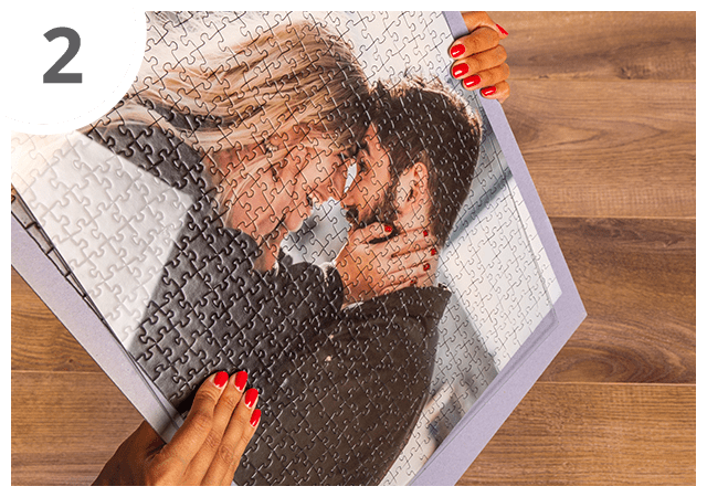 Mode d'emploi cadre pour puzzle 2ème étape